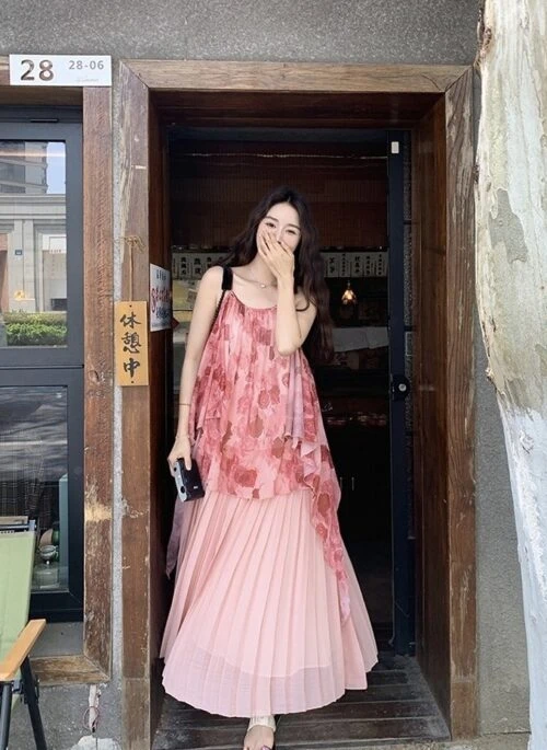 Elegant Summer Floral Maxi Dress