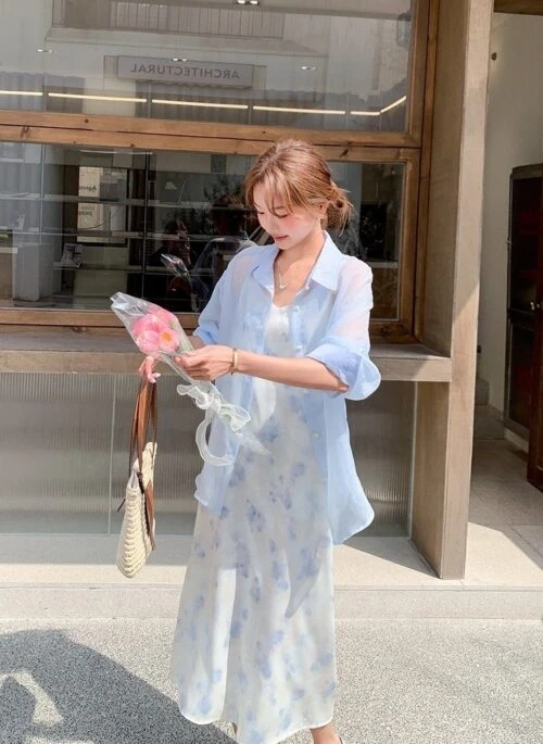French Style Sun Protection Dress Set