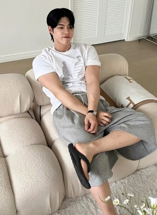 Grey Relaxed Fit Casual Shorts