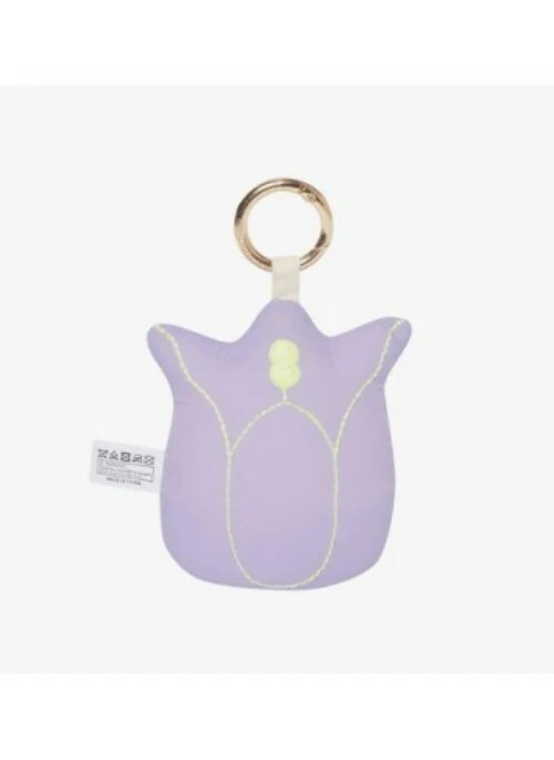 HUENINGKAI “Flower Shop” Plush Keyring | Purple
