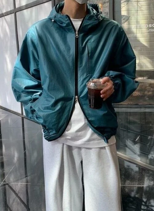 Hooded Windbreaker Jacket Autumn Fashion