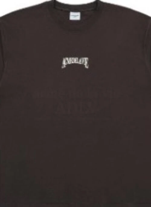 JEONGHAN x acme de la vie – AE Logo Short Sleeve T-Shirt | Brown