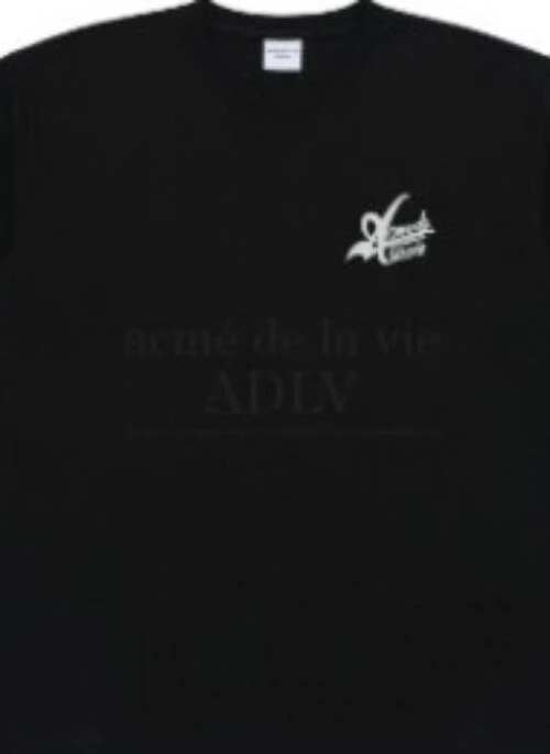 JEONGHAN x acme de la vie – Big Logo 2 Printing Short Sleeve T-Shirt | Black