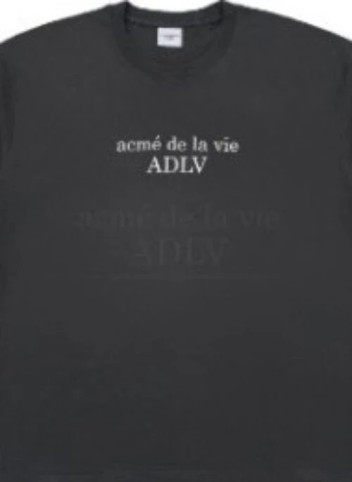 JEONGHAN x acme de la vie – Circle Symbol Basic Logo Short Sleeve | Charcoal