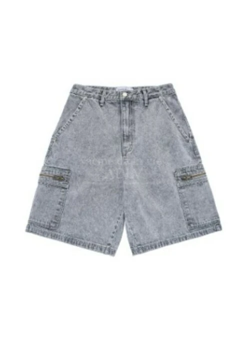 JEONGHAN x acme de la vie – Double Pocket Denim Short Pants | Grey