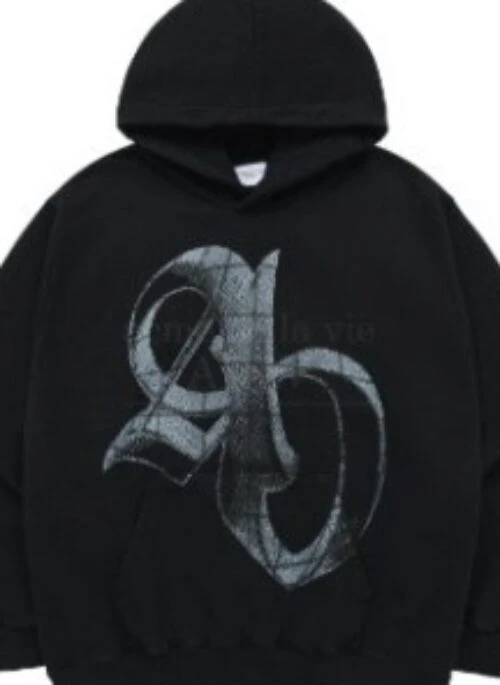 JEONGHAN x acme de la vie – Halftone Symbol Printing Hoodie | Black