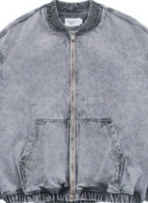JEONGHAN x acme de la vie - MA-1 Blouson Denim Jacket | Grey