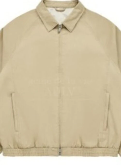 JEONGHAN x acme de la vie – Symbol Logo Rivet Cotton Blouson Jacket | Beige