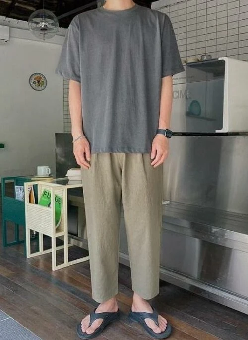 Lightweight Breathable Linen Relaxed Trousers