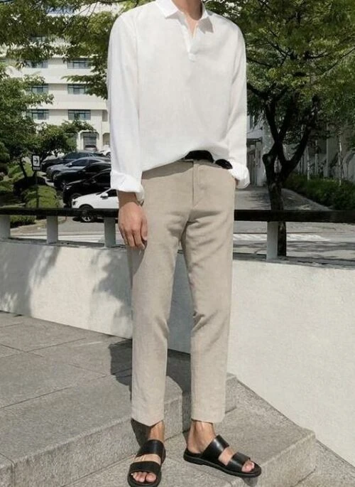 Linen Casual Loose Trousers