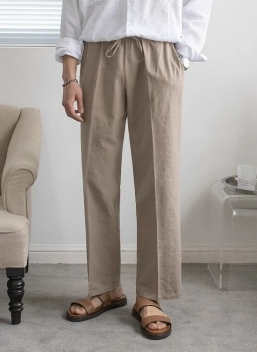 Linen Loose Fit Trousers