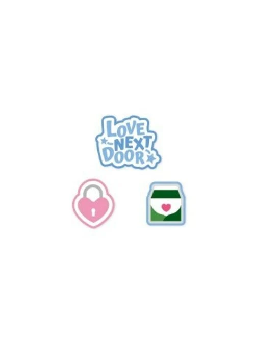 Love Next Door “Pop-Up Store” Wappen Set