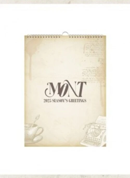 M.O.N.T “2025 Season’s Greetings” Wall Calendar