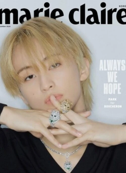 NCT MARK – Marie Claire Magazine December 2024 Cover Type.A