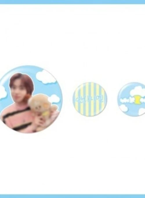 NIEL “White Day” Pinbutton Set