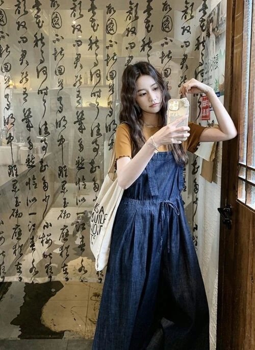 Navy Blue Casual T-Shirt Dress Set