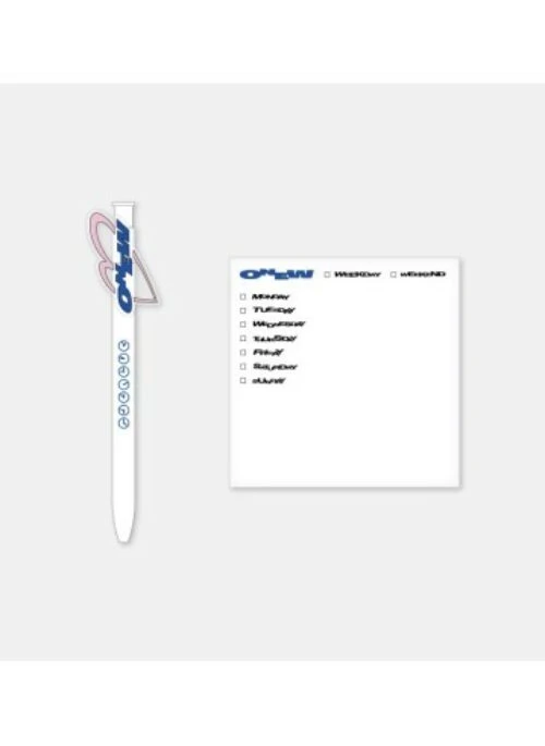 ONEW “FLOW” Pen Memo-Pad Set