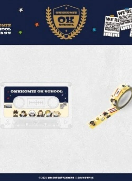 ONF “ONKKOMIZ OK SCHOOL : MZ CLASS” Masking Tape Dispenser Set