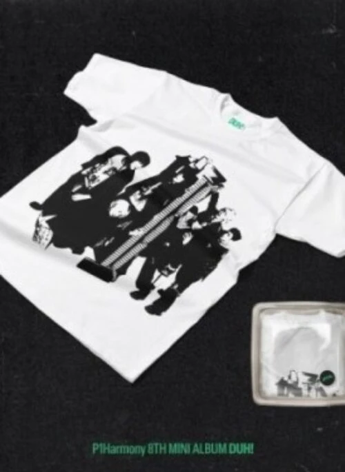 P1Harmony 8th Mini Album – DUH! | Limited edition, Plain White T version
