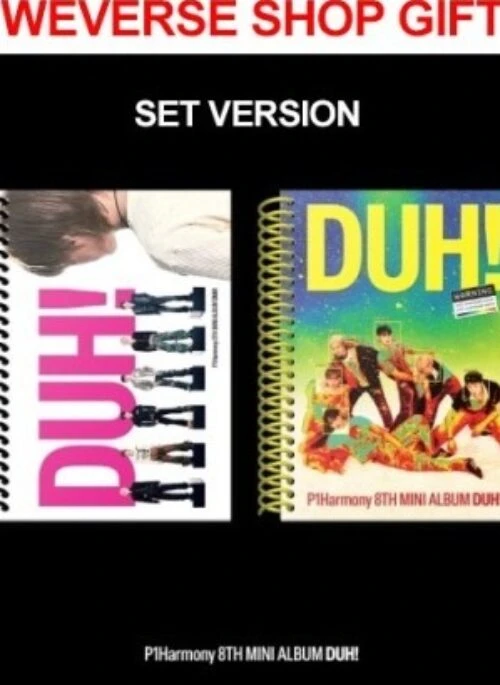 P1Harmony 8th Mini Album – DUH! | Weverse Shop Gift, Set version