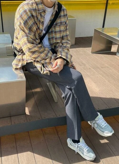 Plaid Loose Fit Casual Shirt