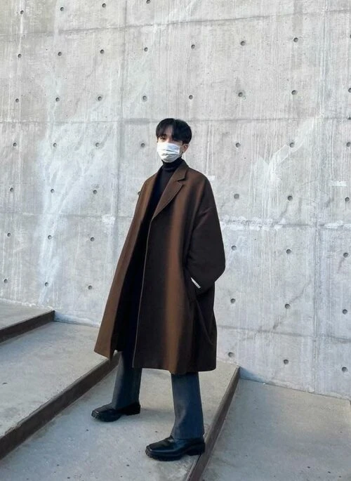Premium Long Wool Blend Coat