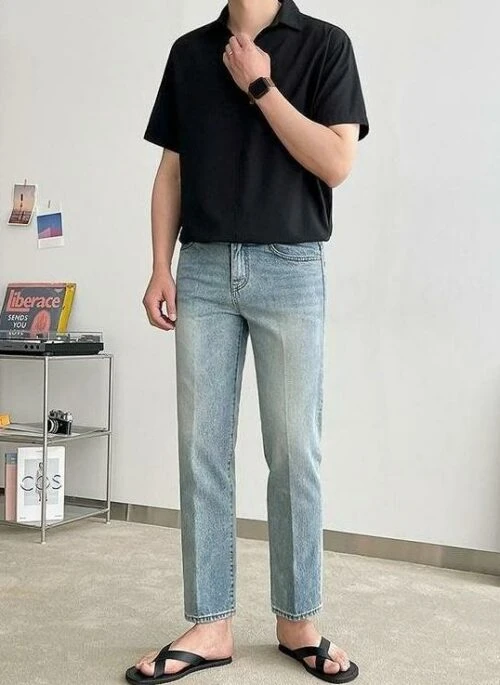 Premium Wrinklefree Silk Short Sleeve Shirt