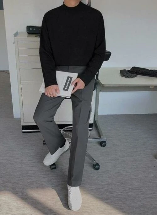 Pure Cotton Loose Long Sleeve Shirt