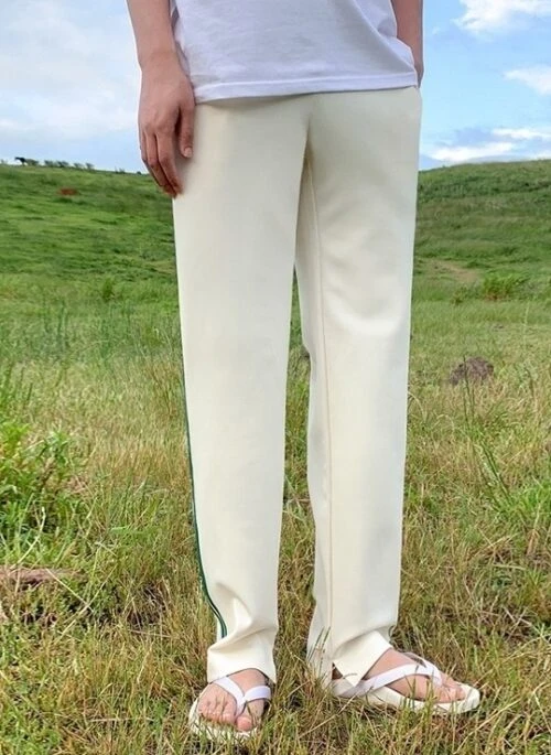 Relaxed Cotton Casual Trousers