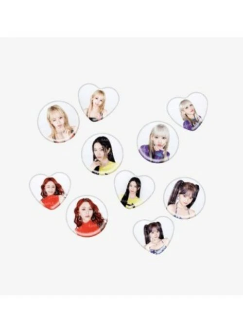 LE SSERAFIM “FEARNADA 2024 S/S” Lucky Draw | Can Badge