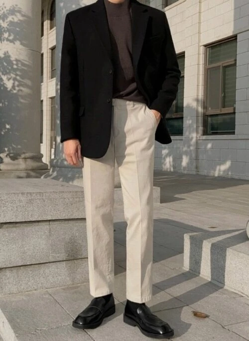 Stylish Casual Wool Blazer