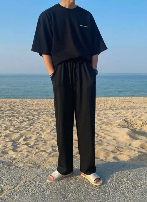 Summer Lightweight Casual Wideleg Trousers
