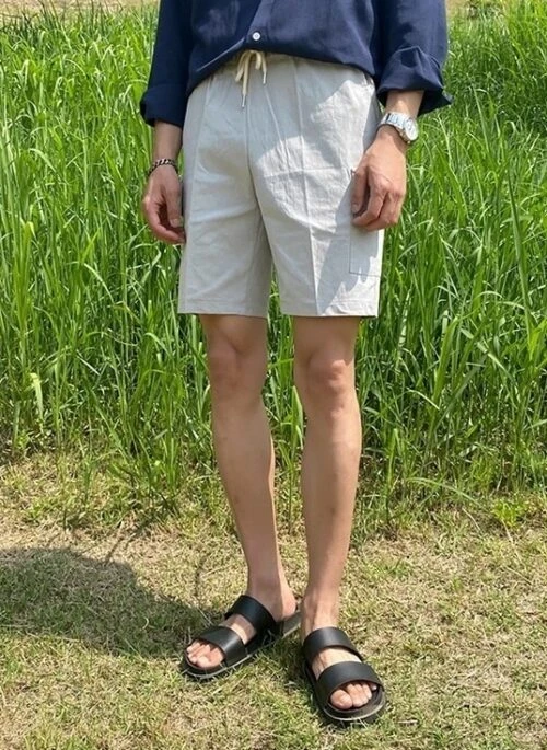 Summer Loose Casual Linen Beach Shorts