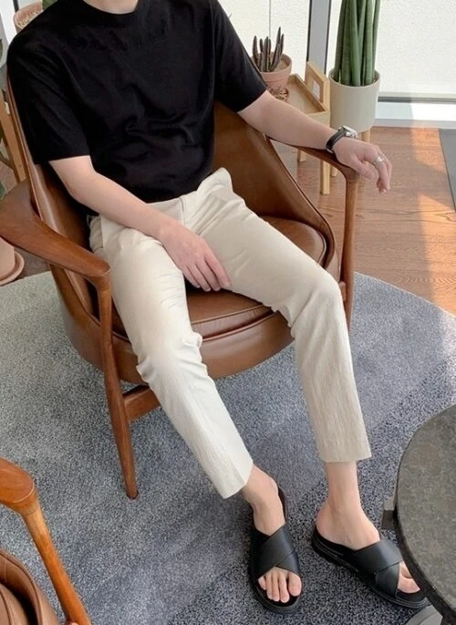Summer Short Sleeve Knitted T-Shirt
