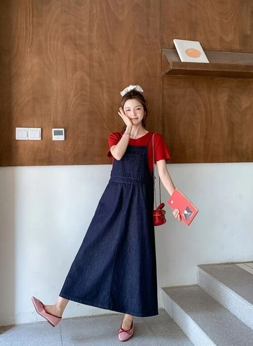 Sweet Summer Denim Dress Set
