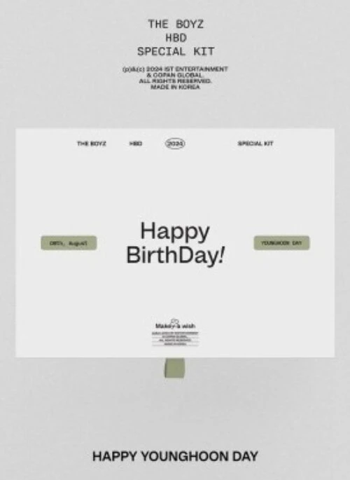 THE BOYZ “HBD YOUNGHOON SPECIAL KIT” Merch