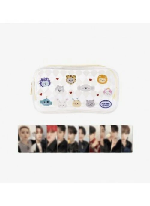 TREASURE “FUNNYTREASURES2” Clear Pouch | Beige