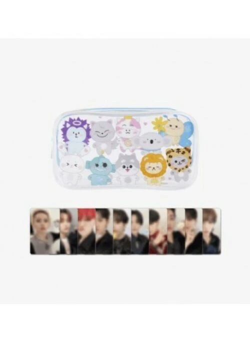 TREASURE “FUNNYTREASURES2” Clear Pouch | Blue
