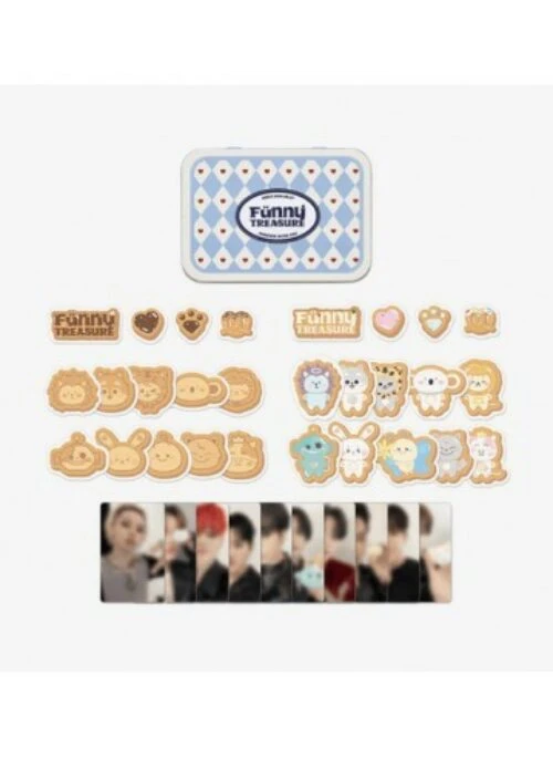 TREASURE “FUNNYTREASURES2” Tin Case Sticker Pack