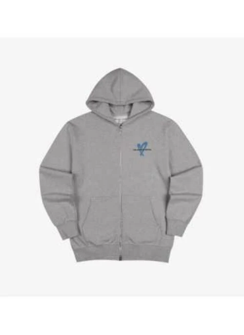 TWS “Debut” Zip-Up Hoodie | Grey