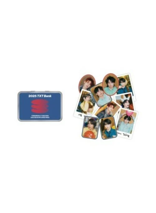 TXT “2025 Season’s Greetings Pop-Up” Tincase Sticker Set