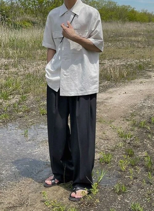 Trendy Loose Fit Wideleg Trousers