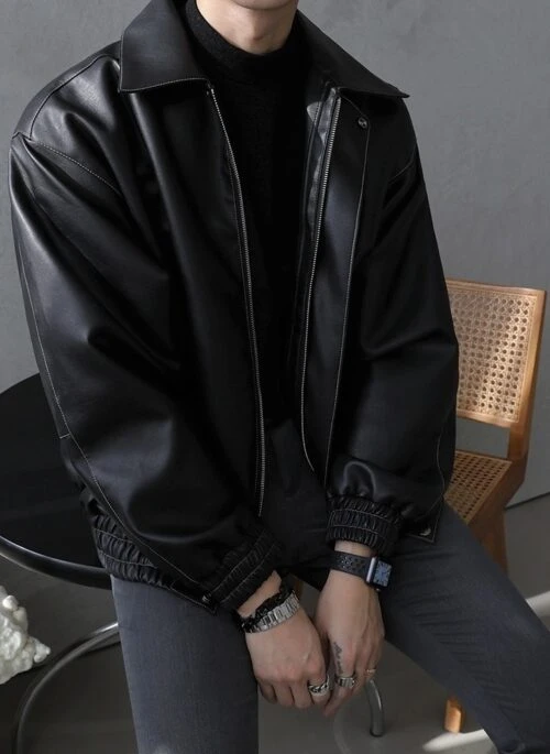 Trendy Loose Motorcycle Jacket