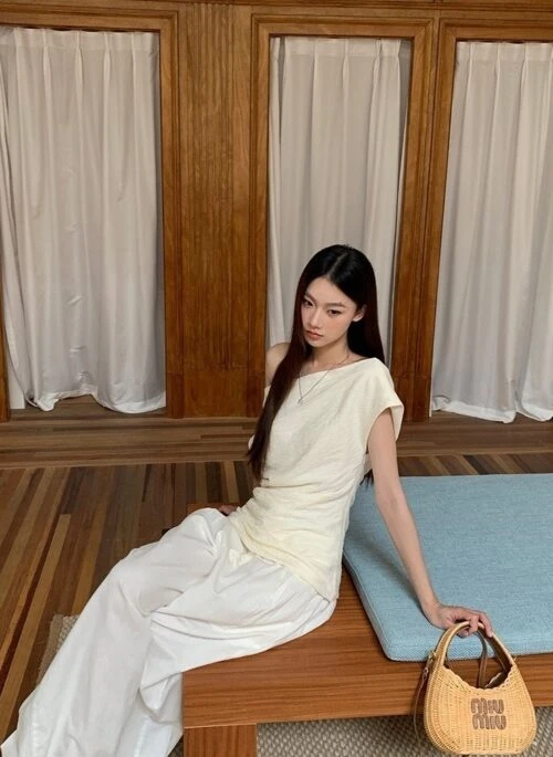 Trendy Unique Offshoulder Summer Top
