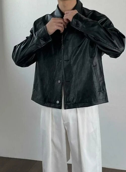 Vintage Casual Leather Jacket