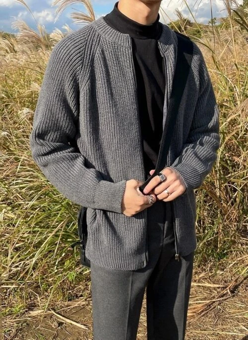 Vintage Knit Cardigan Sweater