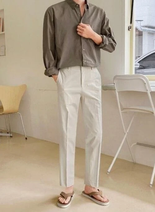 Vintage Loose Fit Long Sleeve Shirt