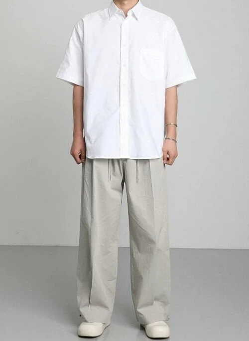 Vintage Loose Short Sleeve Shirt