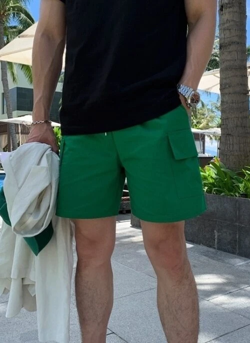 Vintage Relaxed Fit Cargo Shorts