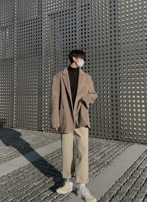 Vintage Wash Relaxed Fit Wide Leg Trousers